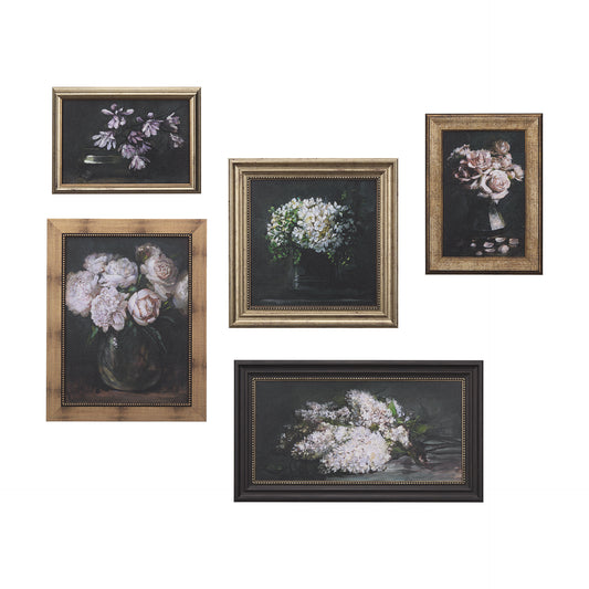 Still Life Flowers - Set of 5