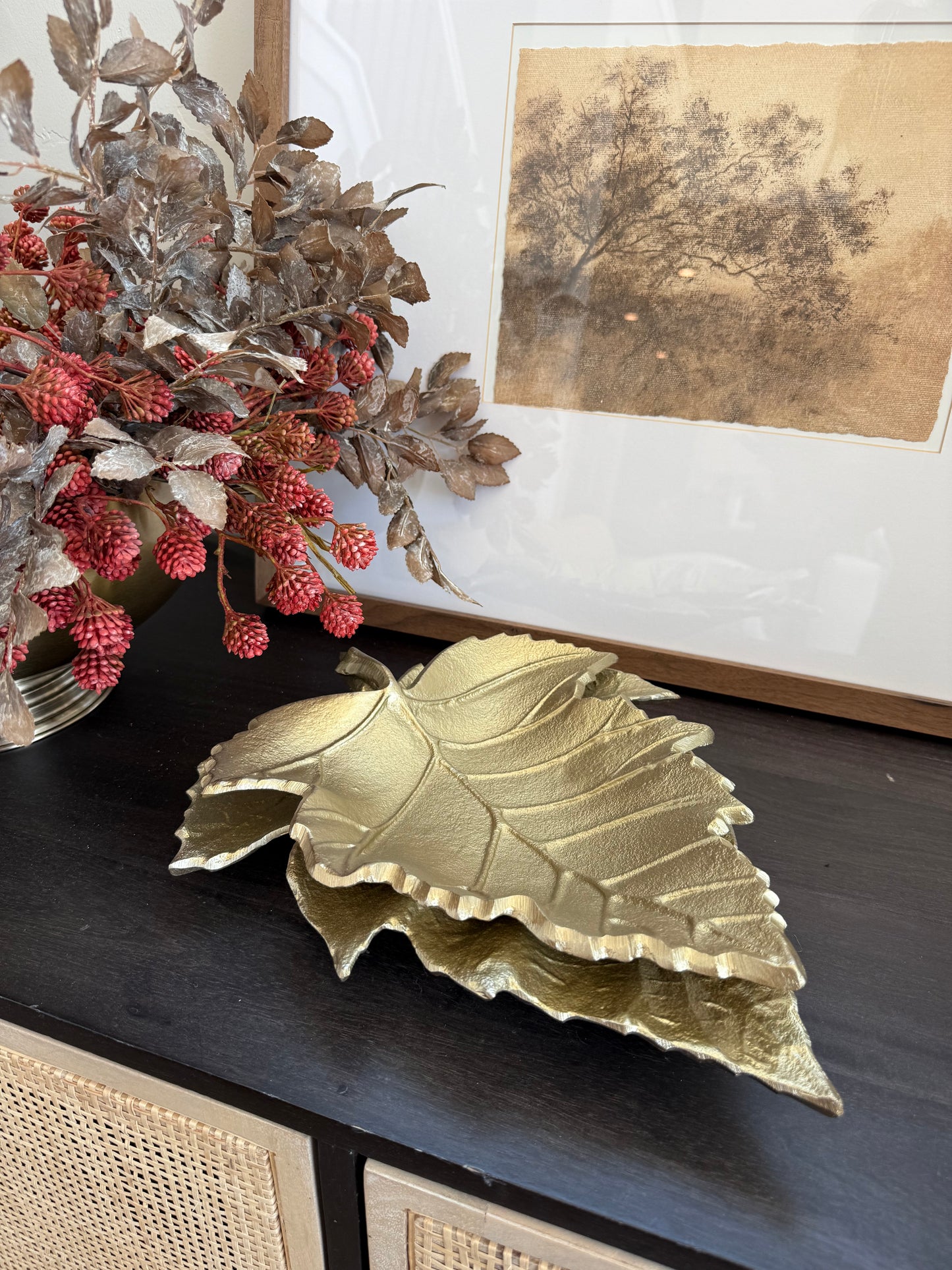 Gold Leaf Tray - 2 Sizes