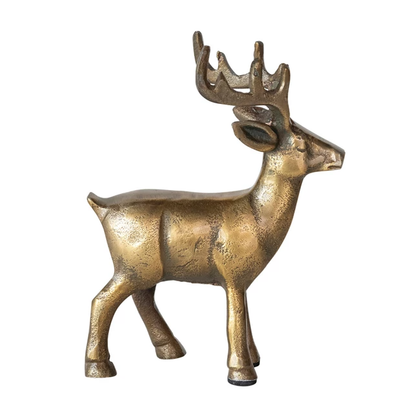 Antique Gold Reindeer - 2 sizes/styles