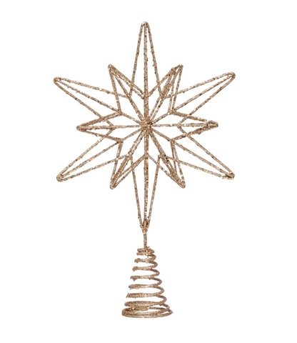 Champagne Star Tree Topper