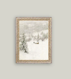 Winter Landscape - Christmas Framed Art