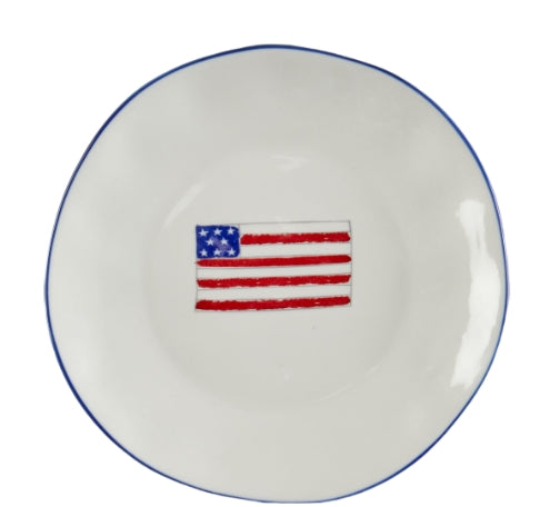 American Flag Plate - 8"