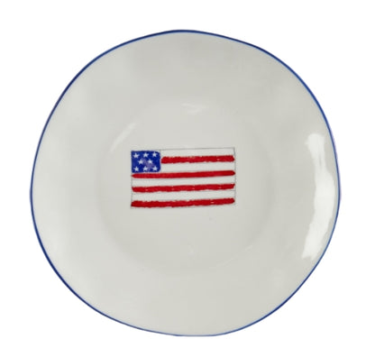 American Flag Plate - 8"