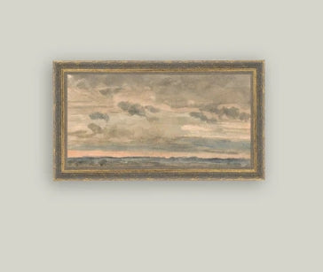 Sunset on the Ocean Framed Art