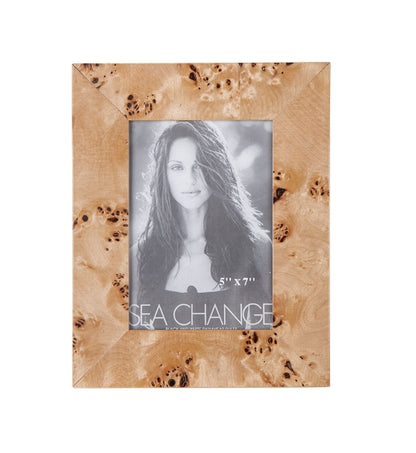 Burl Wood Photo Frame