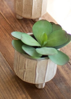 White 3 Legged Planter