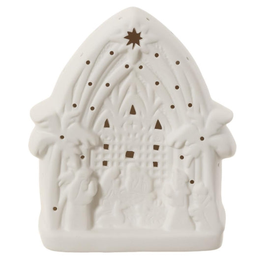 Lighted Tabletop Nativity - 5.8"