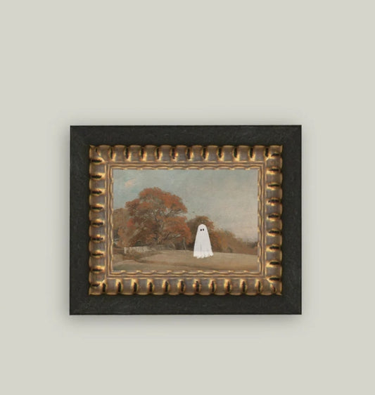 Ghost in Autumn Framed Art - 2 Sizes