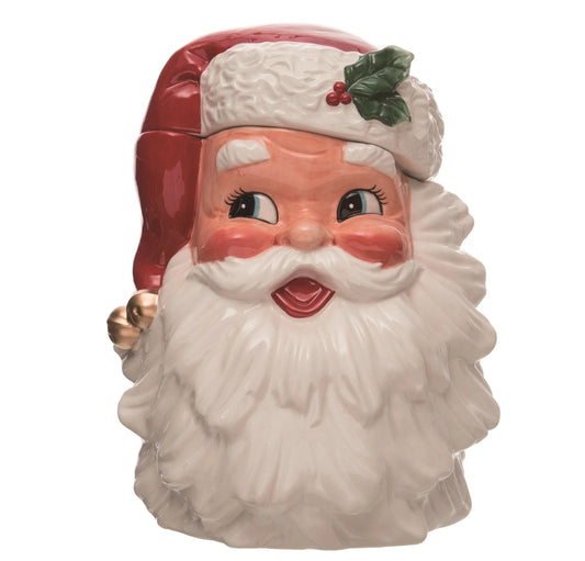 Retro Santa Cookie Jar