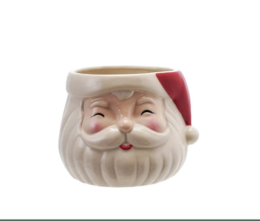 Vintage Santa Pot
