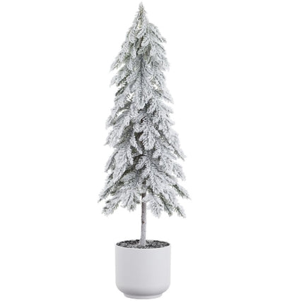 Snow Pine Tree in a Pot - 2 Sizes