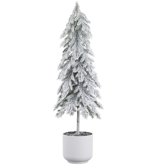 Snow Pine Tree in a Pot - 2 Sizes
