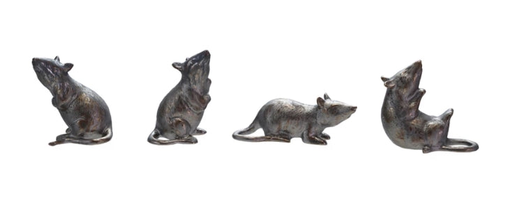Eek Bronze Rats - Set of 4