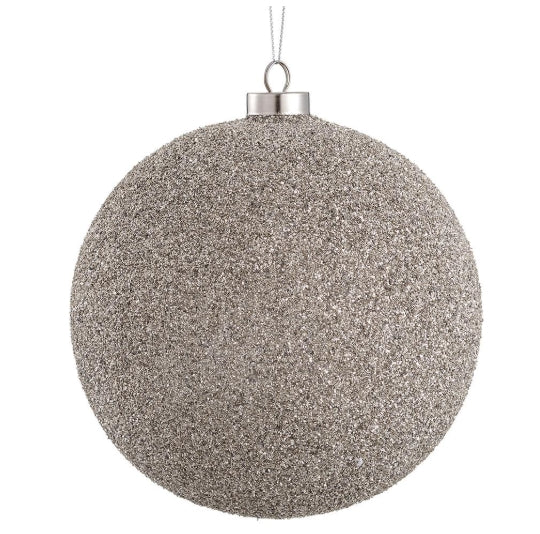 Encrusted Glass Ornament Bronze - 2 Sizes
