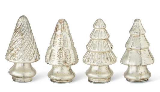 Mini Antique Gold Mercury Tree - 4 Styles