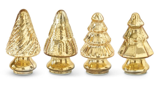 Mini Gold Mercury Tree - 4 Styles