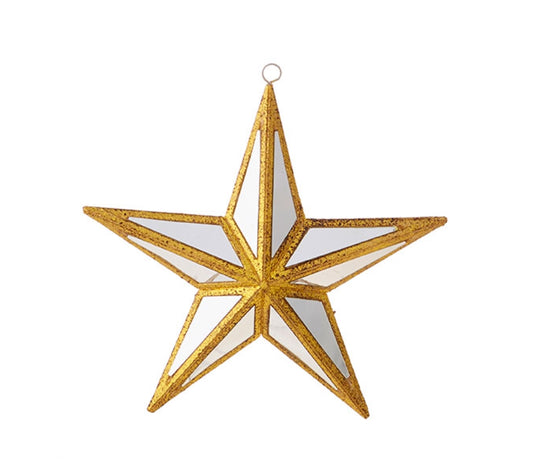 Mirrored Star Ornament - 6"