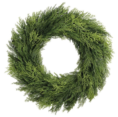 Ultra Deluxe Mixed Cedar Wreath - 30"