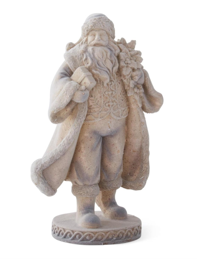 Gold Speckled Flocked Santa - 2 Styles