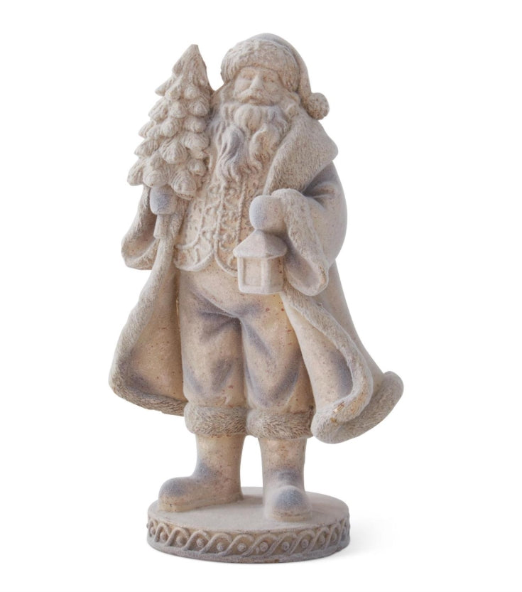 Gold Speckled Flocked Santa - 2 Styles