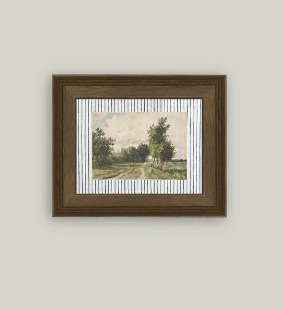 Country Landscape Framed Art - 2 Sizes
