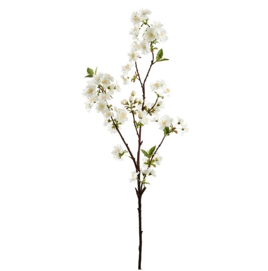 Cream Cherry Blossom Spray - 36"
