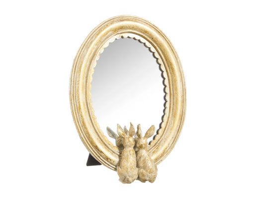 Gold Rabbits Mirrored