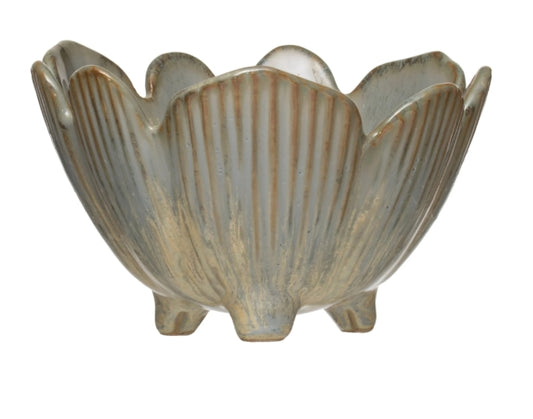 Porcelain Flower Bowl - 4.5"x5"