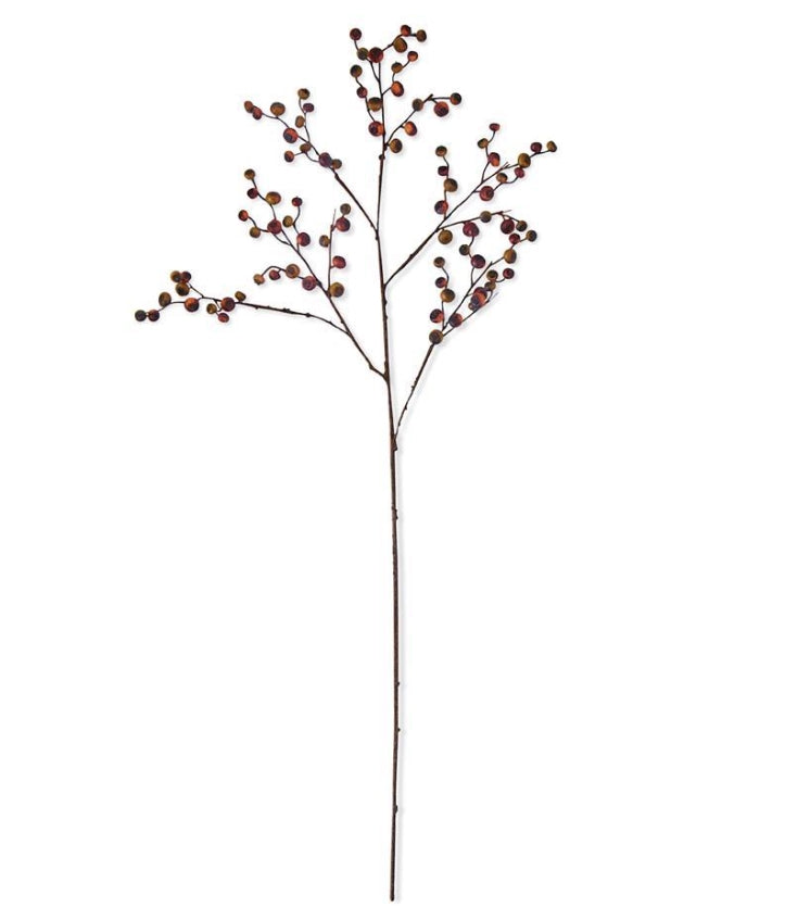 Orange Flame Berry Spray - 36"