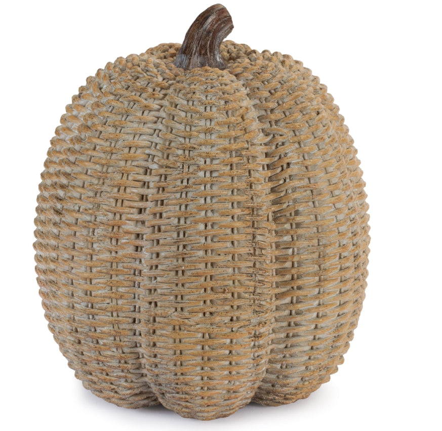 Fall Woven Pumpkin - 2 Sizes