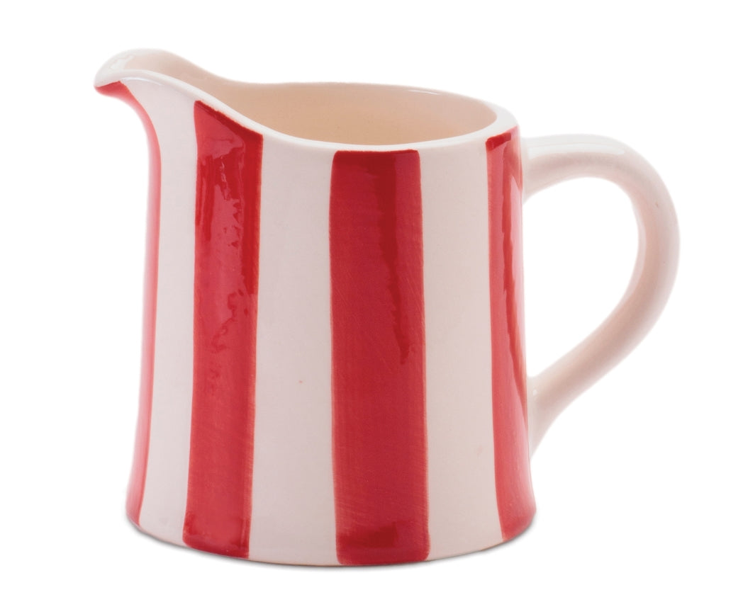 Red Striped Pitcher - 4.25"