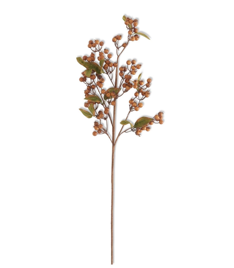 Brown Berry Spray - 27"