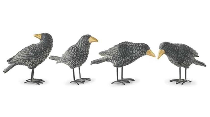 Black Resin Crow - 4 Styles