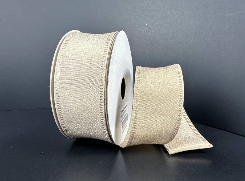 Taupe Metallic with Satin Sheen - 2 Widths