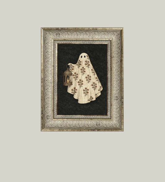 Quilted Ghost Framed Art - 2 Sizes