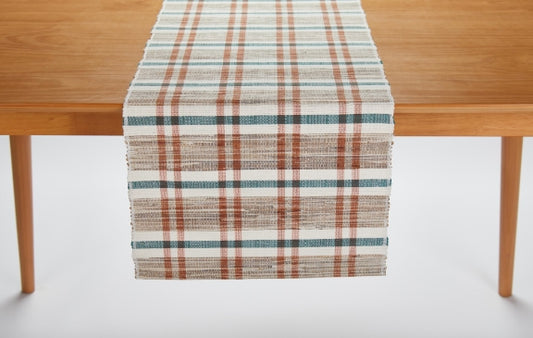 Terrain Plaid Fall Table Runner