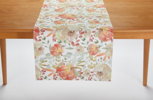 Painted Pumpkin Table Runner