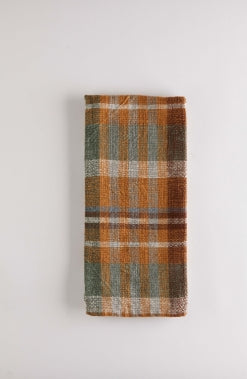 Fall Plaid Dishtowel Set of 2
