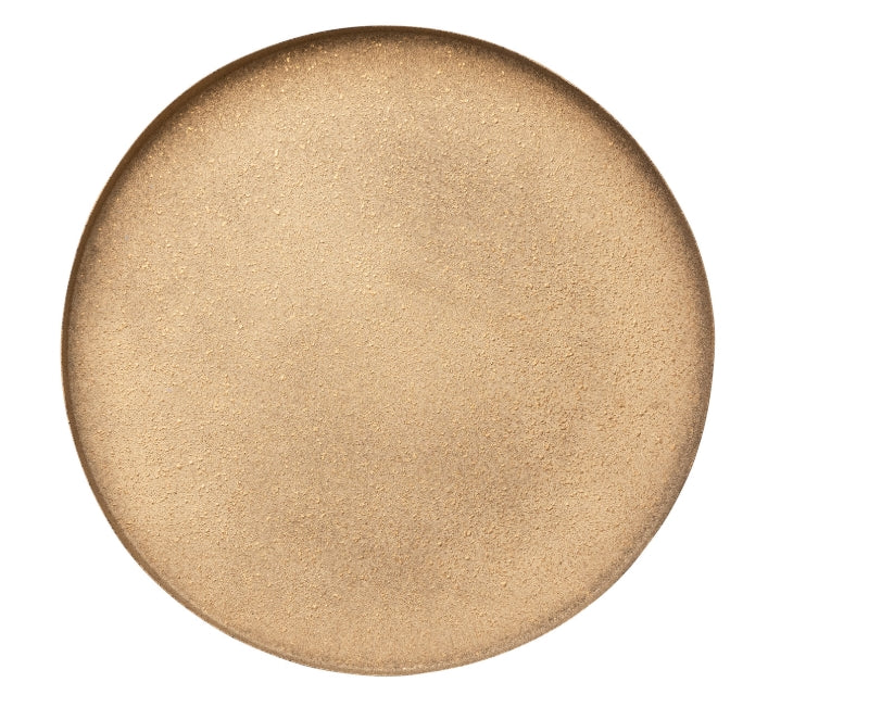 Round Textured Gold Tray - 12"