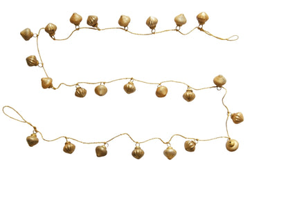 Embossed Mercury Gold Ornament Garland - 72"