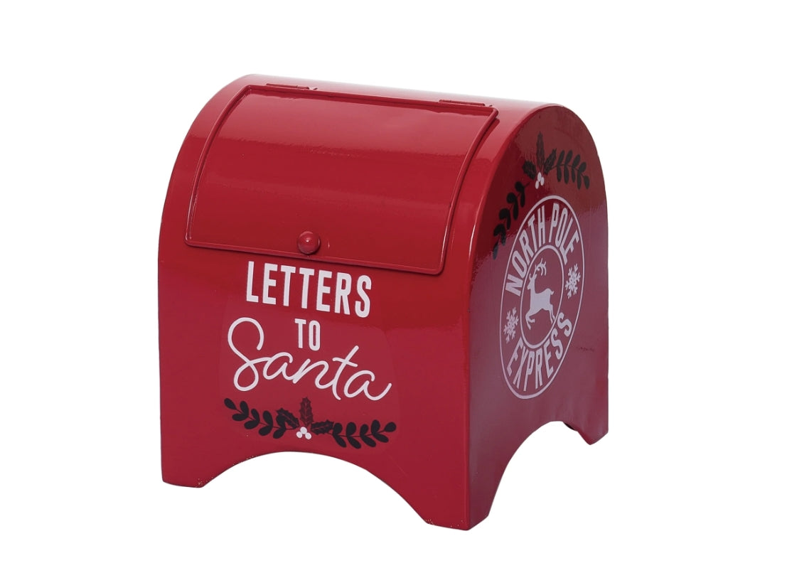 Metal "Letter to Santa" Mailbox - 8"x7"