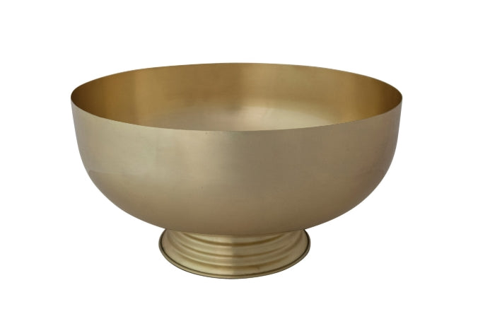 Matte Gold Footed Bowl