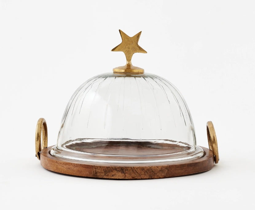 Star Dome with Wood Base