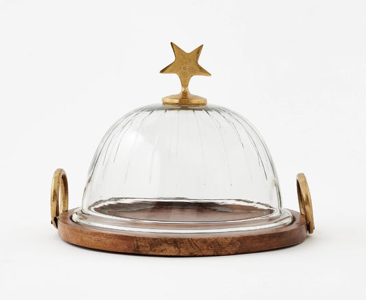 Star Dome with Wood Base