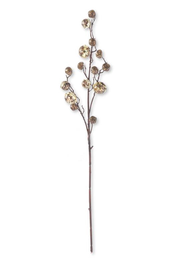 Antique Gold Bell Branch - 30"