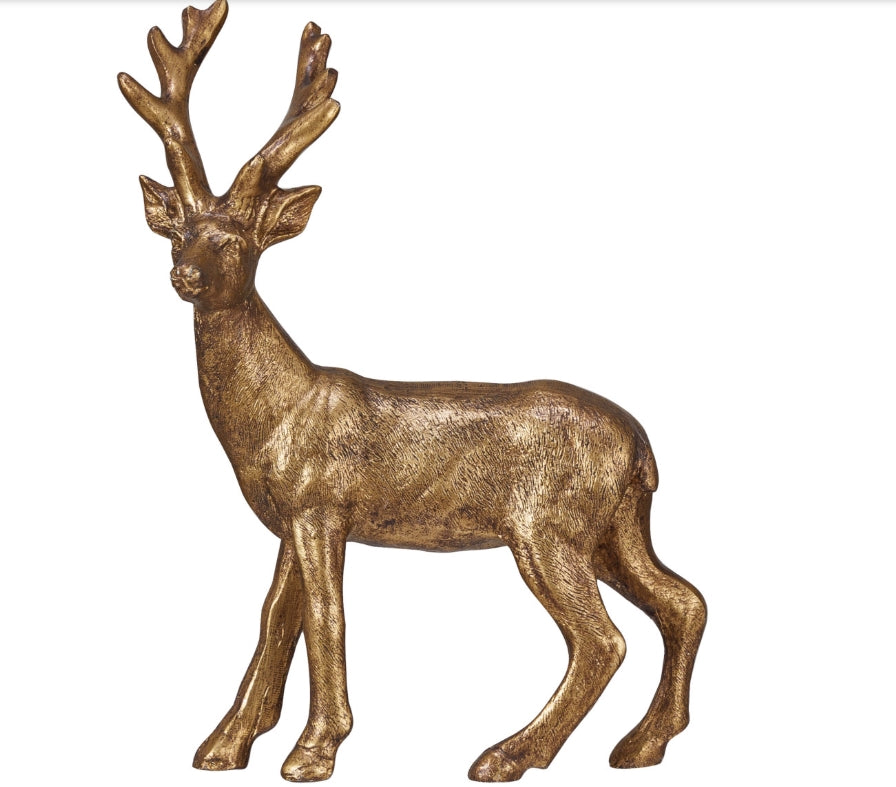 Gold Christmas Buck - 6"