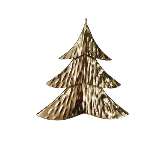 Hammered Gold Christmas Tree - 2 Sizes