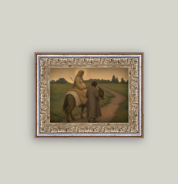 The Nativity Journey Framed Art - 2 Sizes