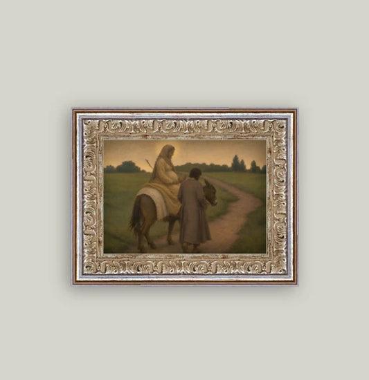 The Nativity Journey Framed Art - 2 Sizes