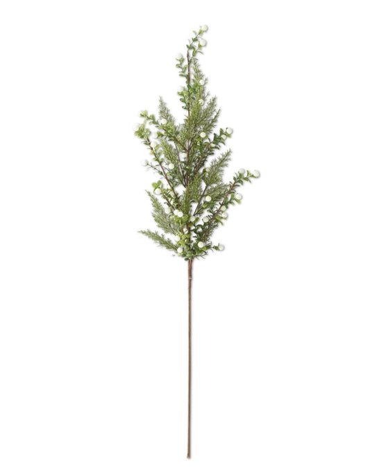 White Winter Berry and Pine Stem - 36"